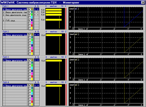 Screen View during Monitoring